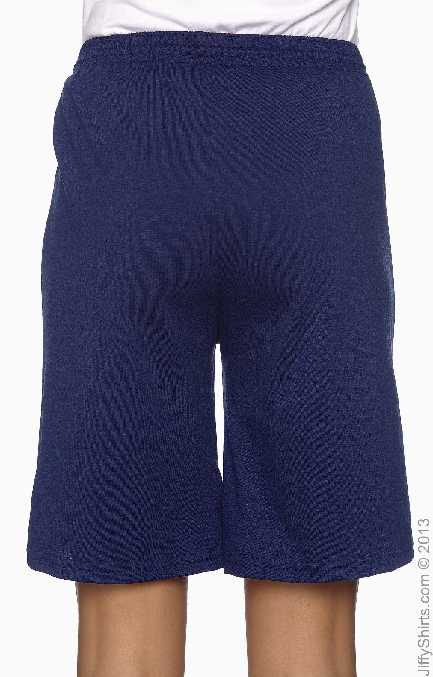 Unisex Longer-Length Jersey Short - Navy