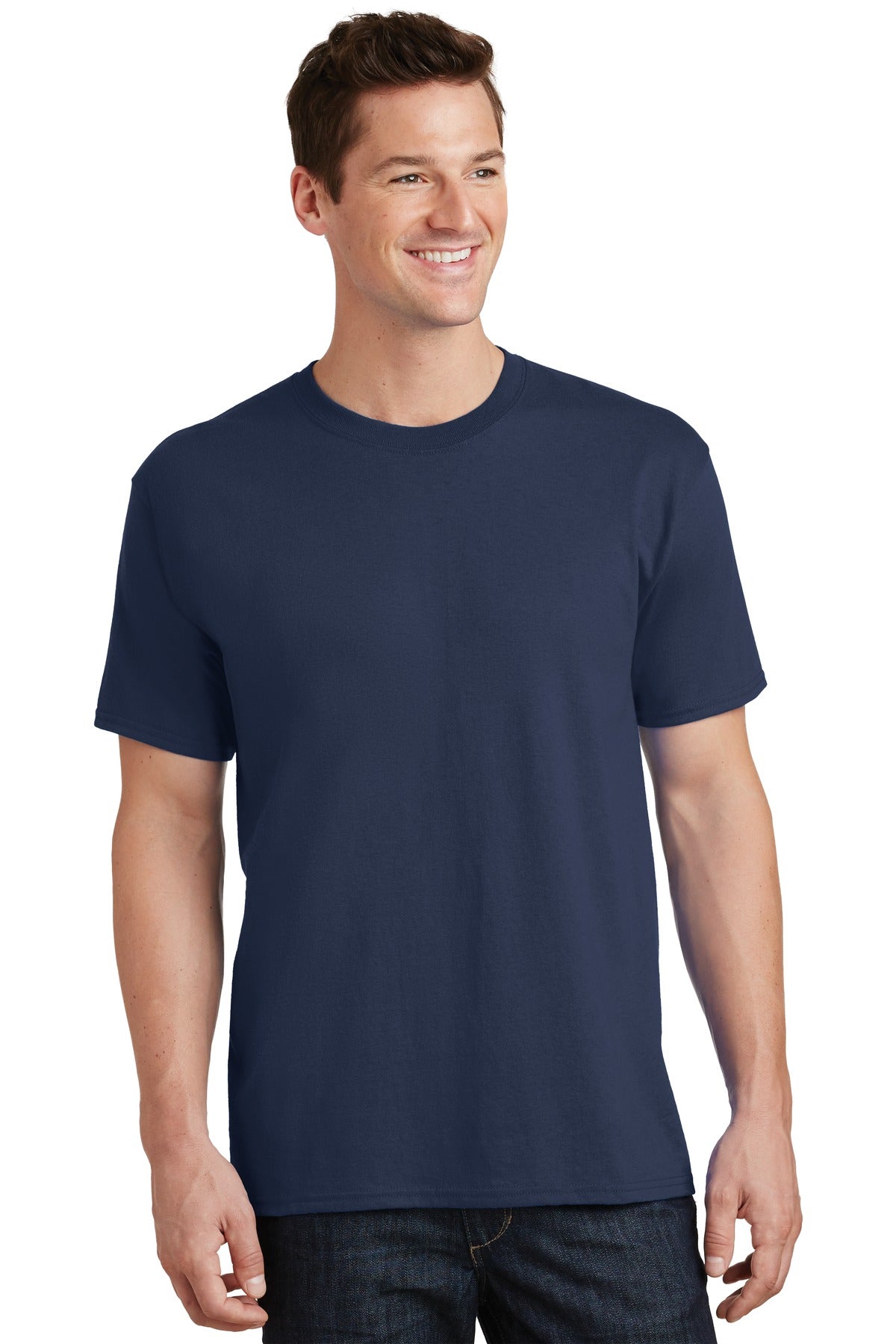 Unisex Core Cotton Tee - Navy