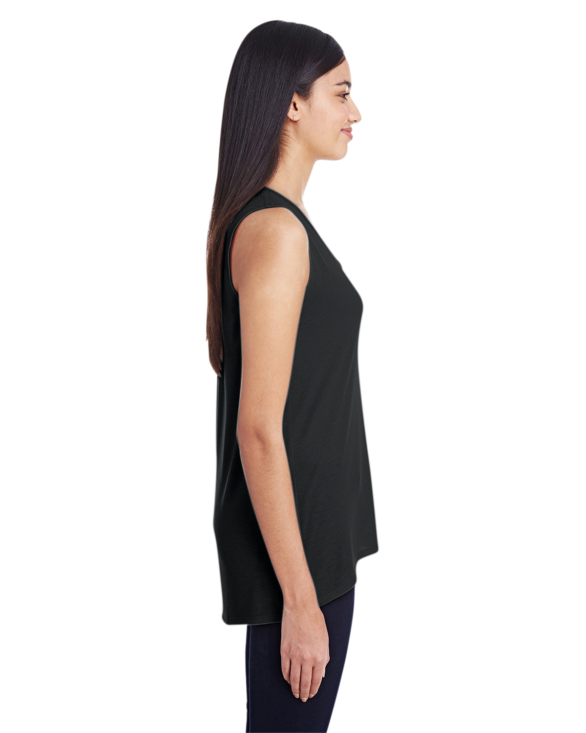 Women's Freedom Sleeveless T-Shirt - Black