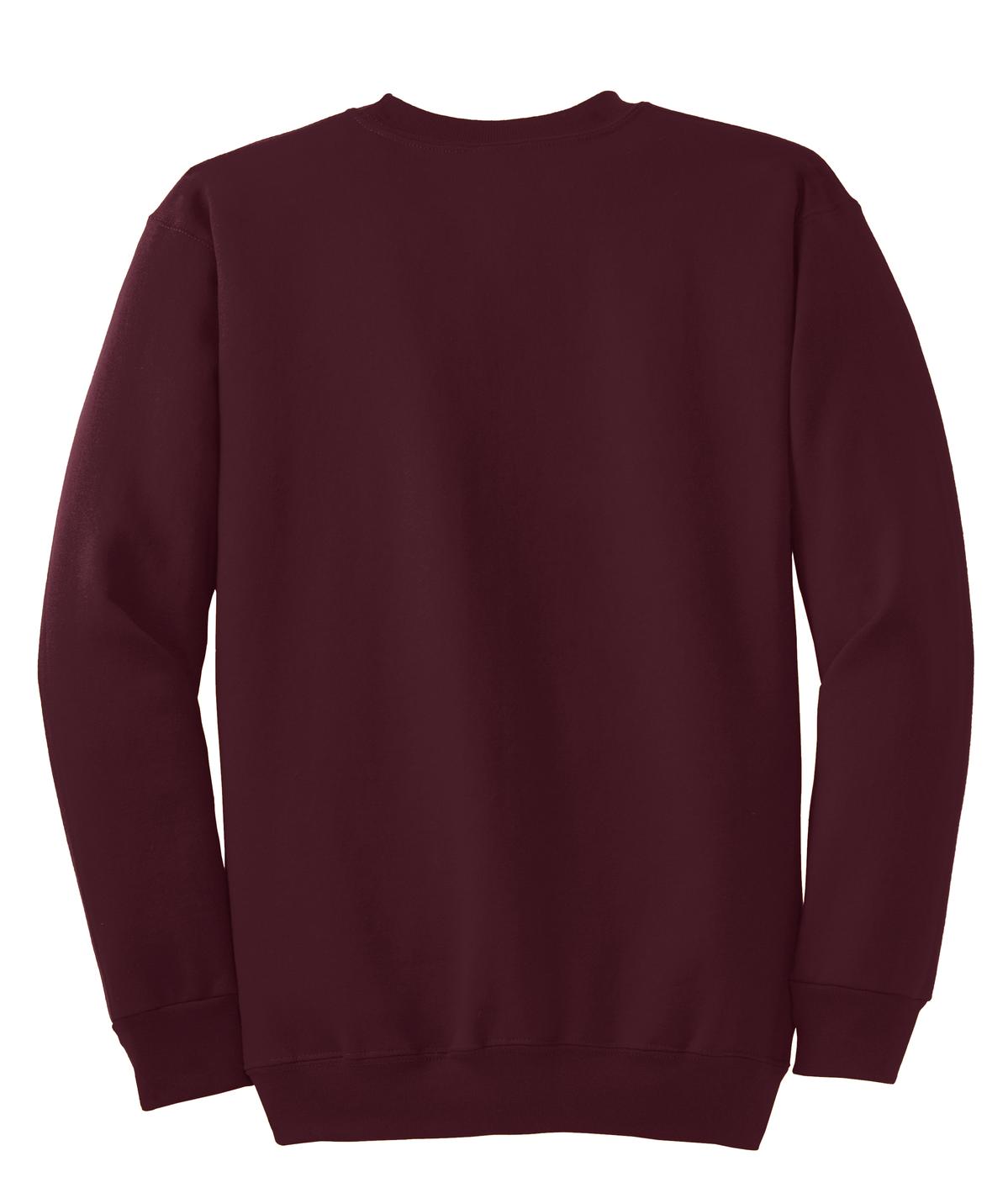Unisex Essential Fleece Crewneck Sweatshirt - Maroon