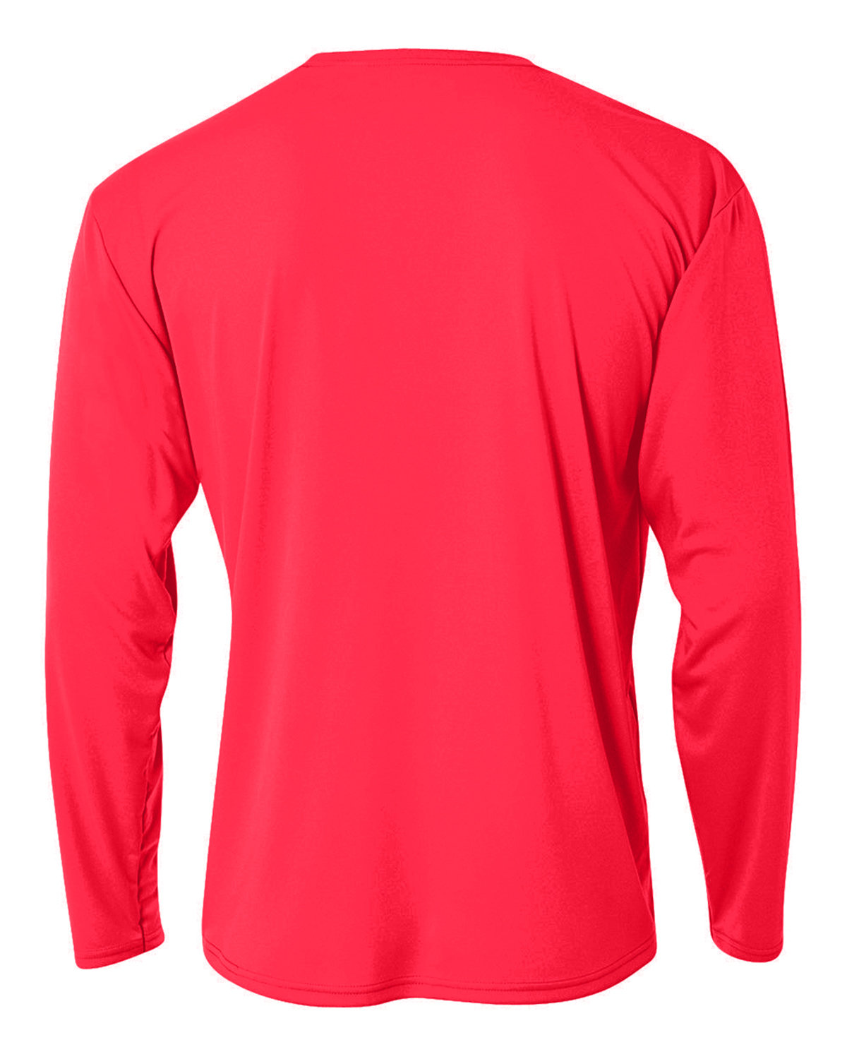 Men's Cooling Performance Long Sleeve T-Shirt - Coral