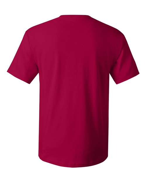 Hanes 5280 Deep Red — back