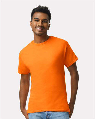 Gildan 2000 Safety Orange — on model front
