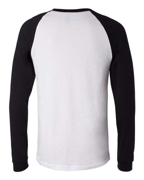 BELLA + CANVAS 3000 White/ Black — back