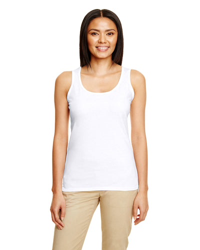 Women's Softstyle�� Racerback Tank - White