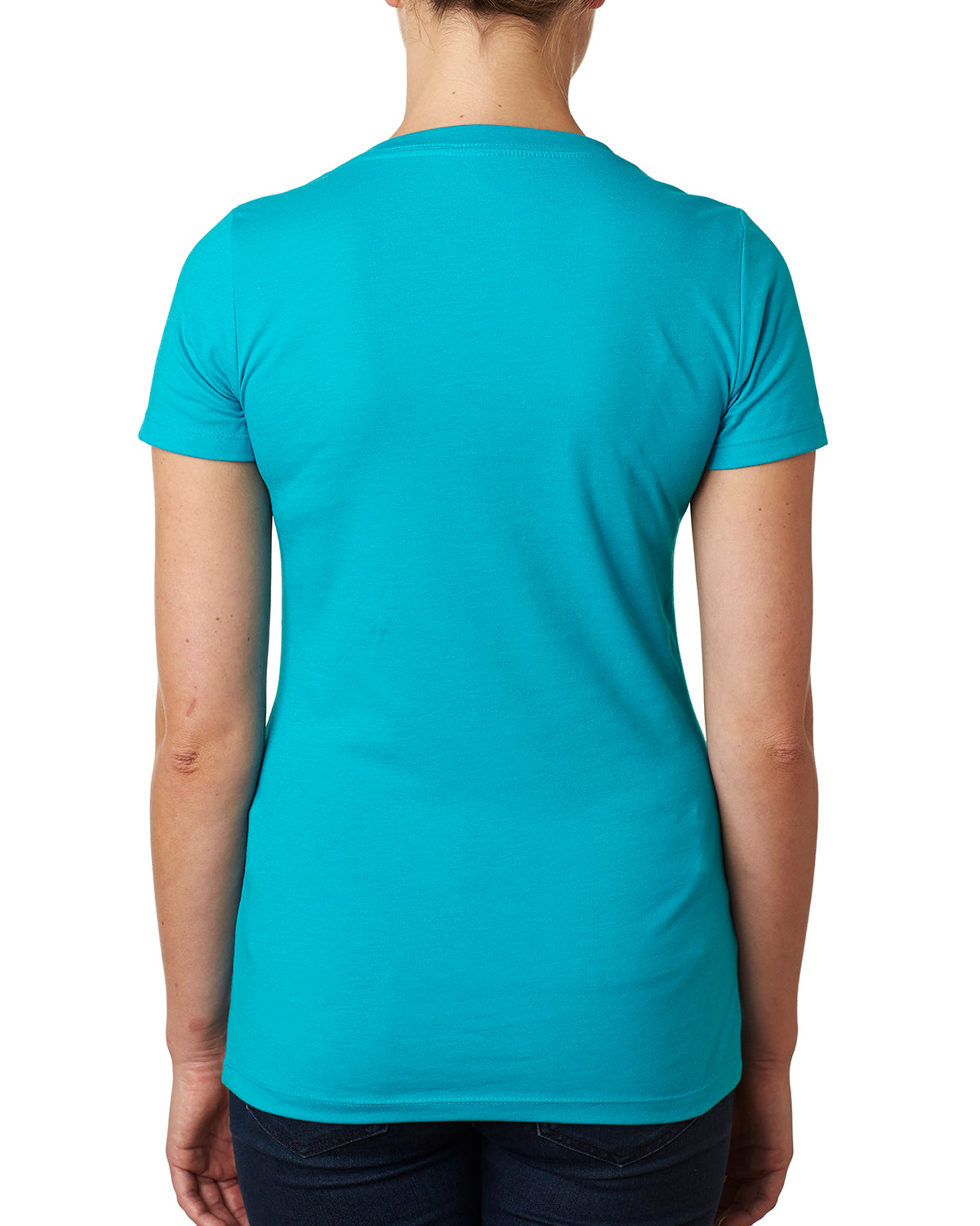 Women's CVC Deep V - Bondi Blue