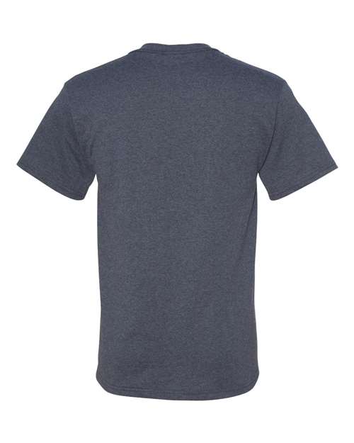 JERZEES 29MR Vintage Heather Blue — back
