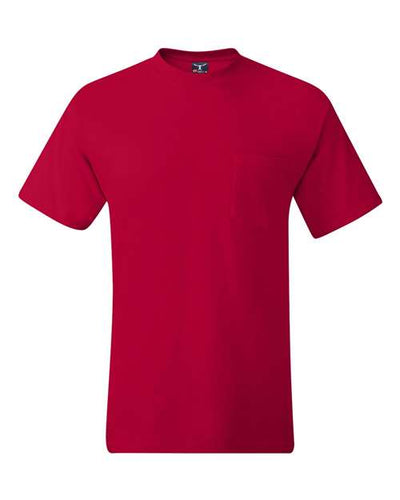 Hanes 5190 Deep Red — front