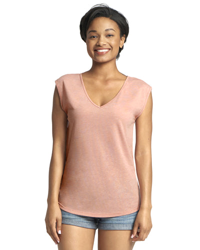 Women's Festival Sleeveless V - Desert Pink