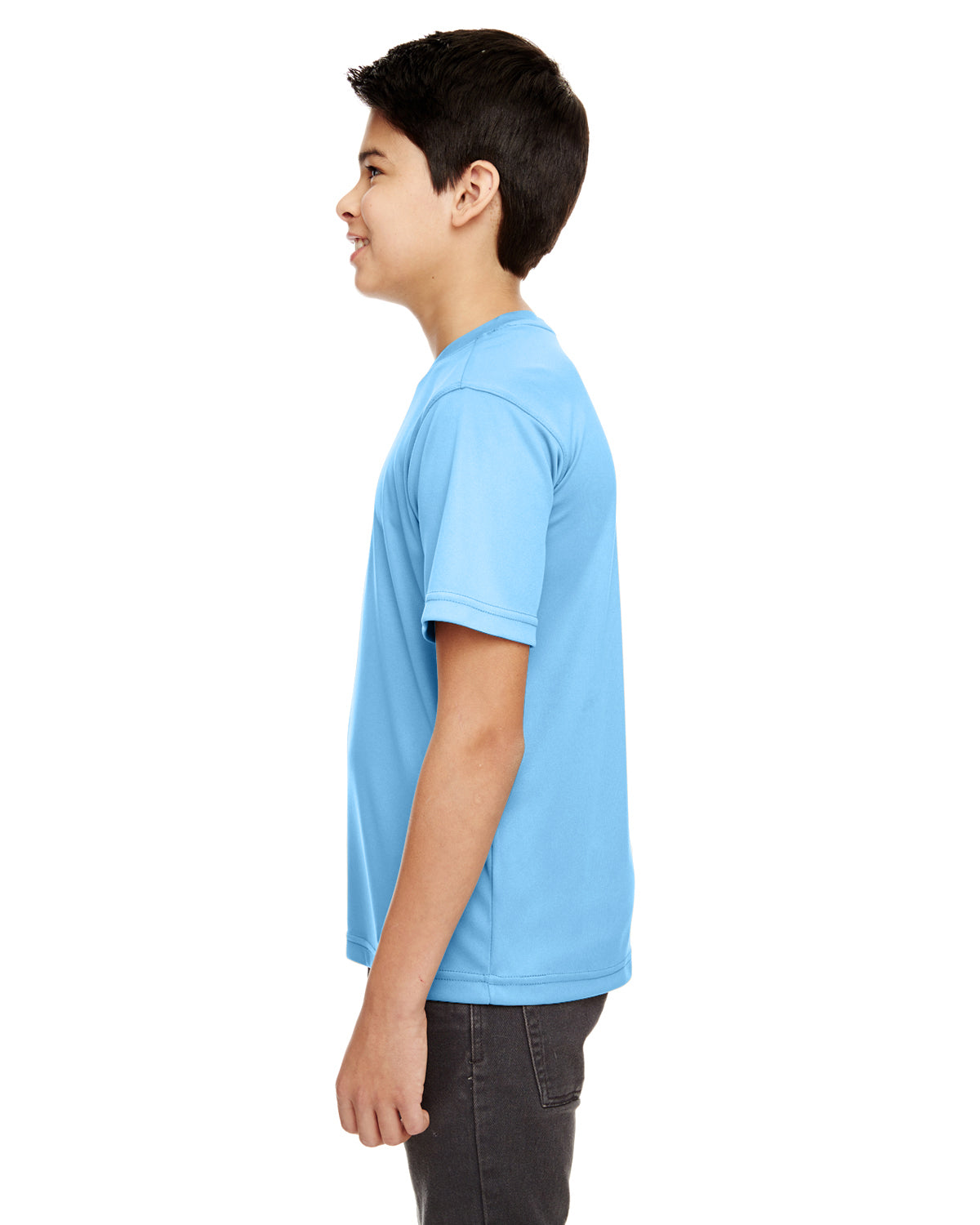 Youth Cool & Dry Basic Performance T-Shirt - Columbia Blue