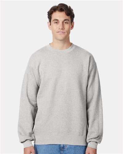 Hanes F260 Ash — on model front