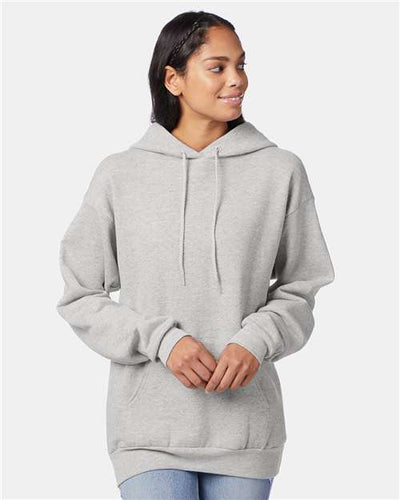 Hanes P170 Ash — on model front