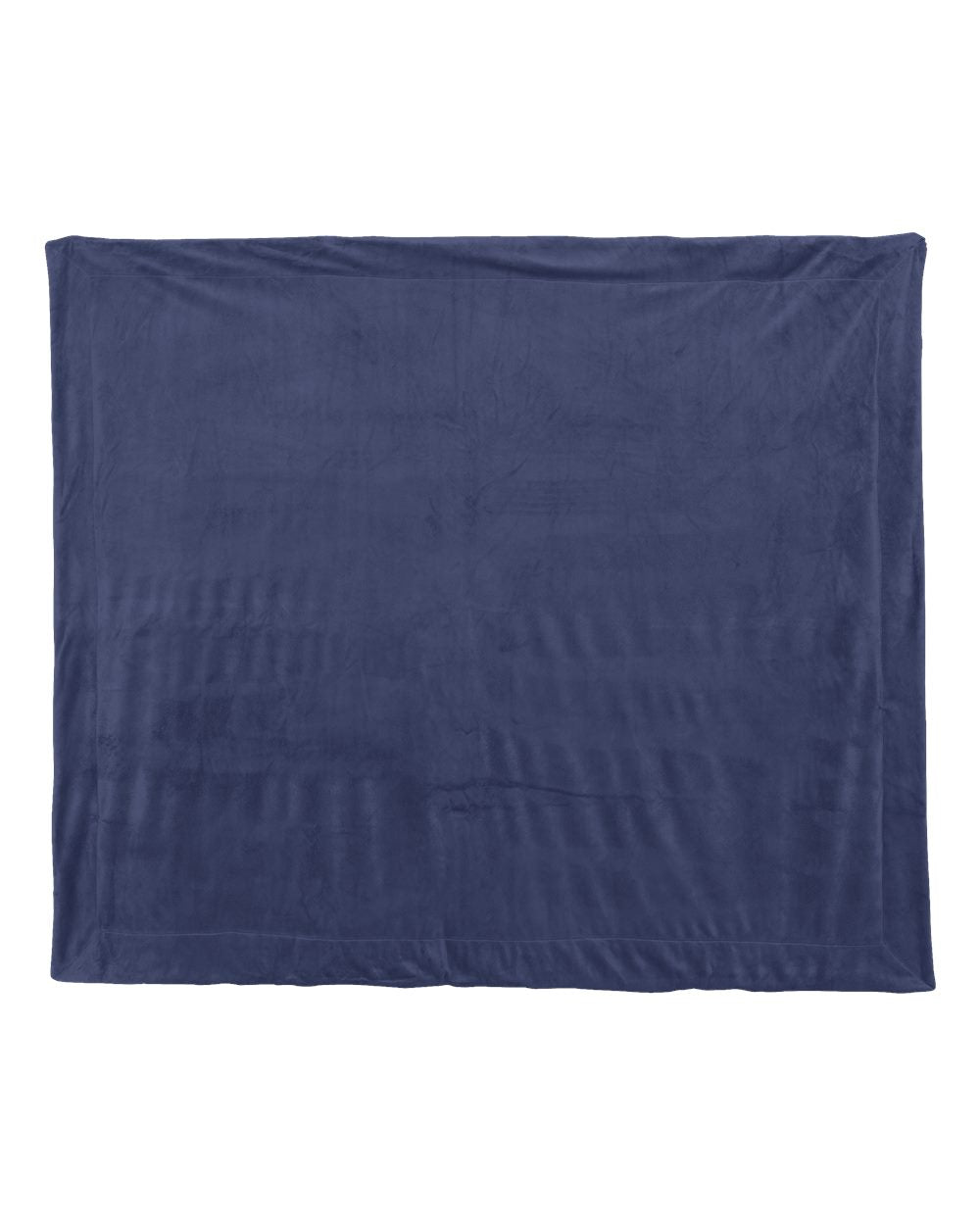 Mink Sherpa Blanket - Navy