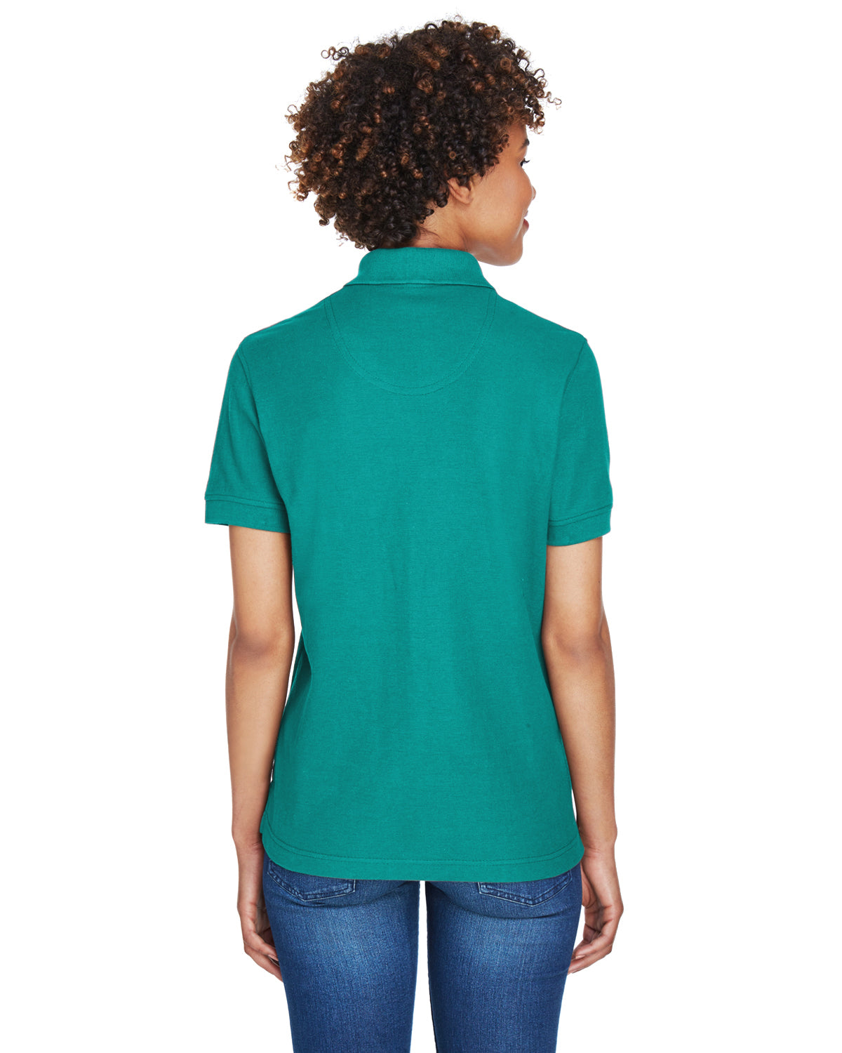 Women's Whisper Piqué Polo - Jade