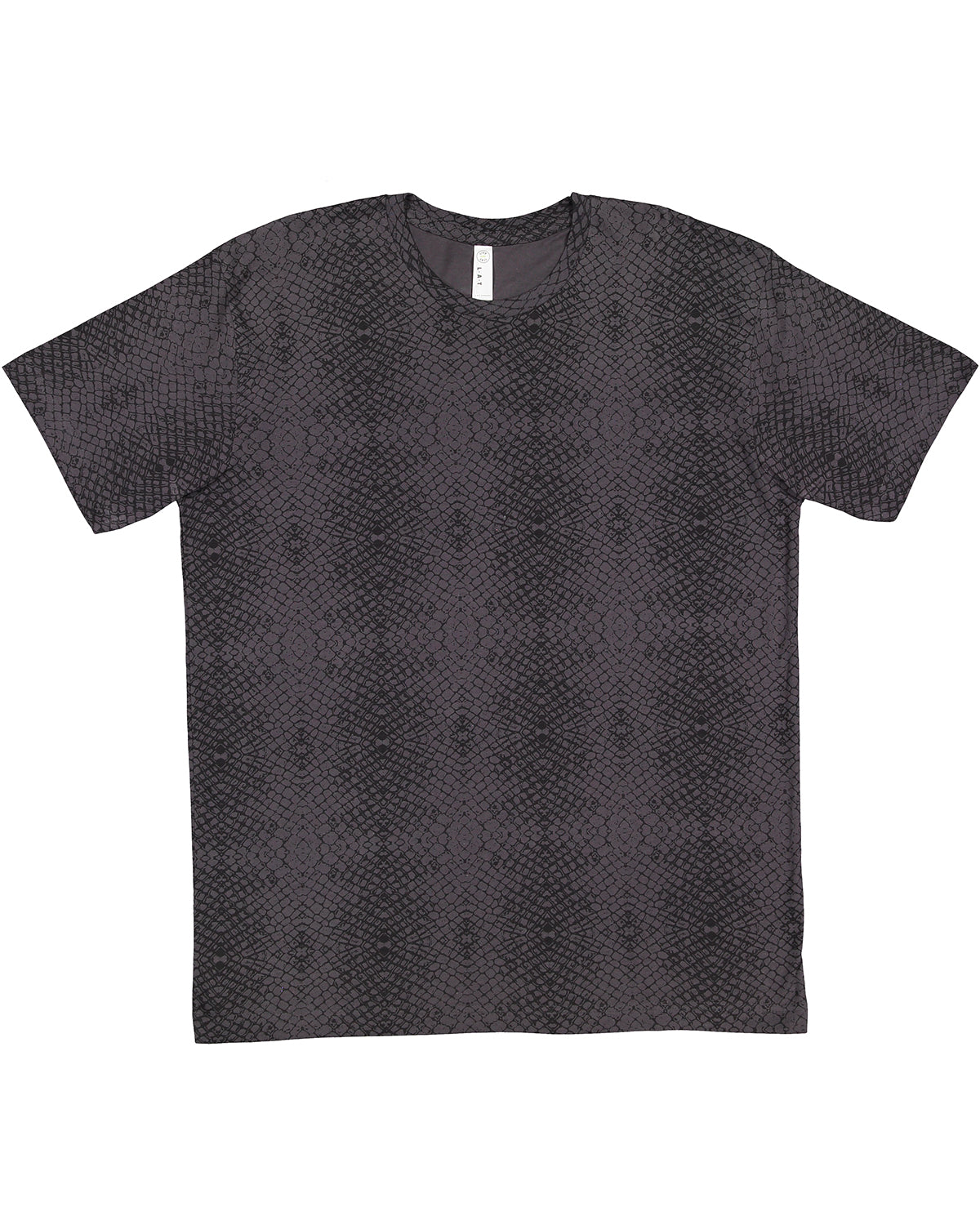 Unisex Fine Jersey T-Shirt - Black Reptile