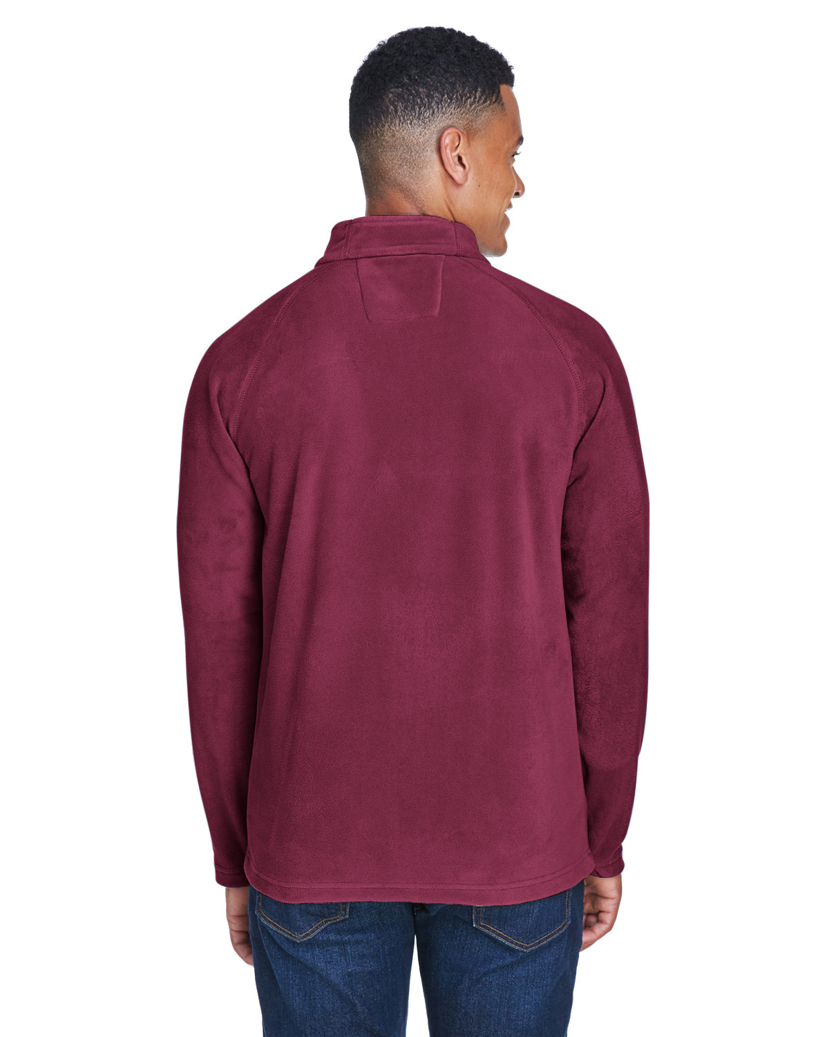 Men's Campus Microfleece Jacket - Sport Maroon