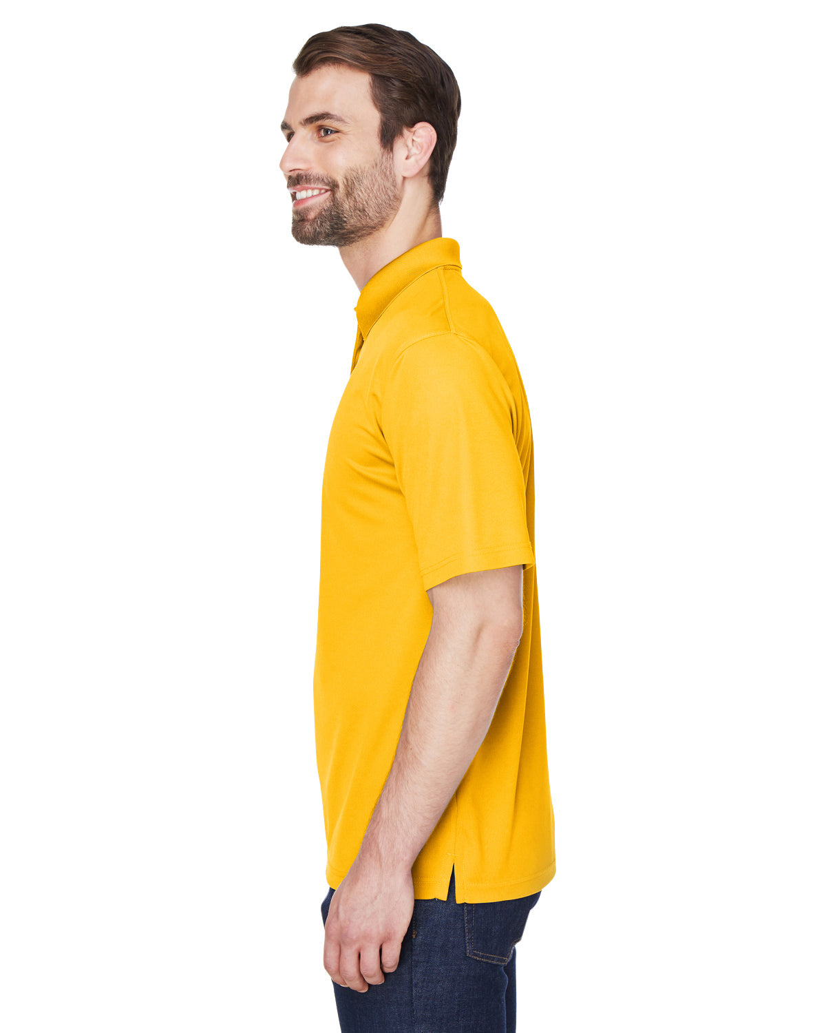Men's Cool & Dry Mesh Piqué Polo - Gold
