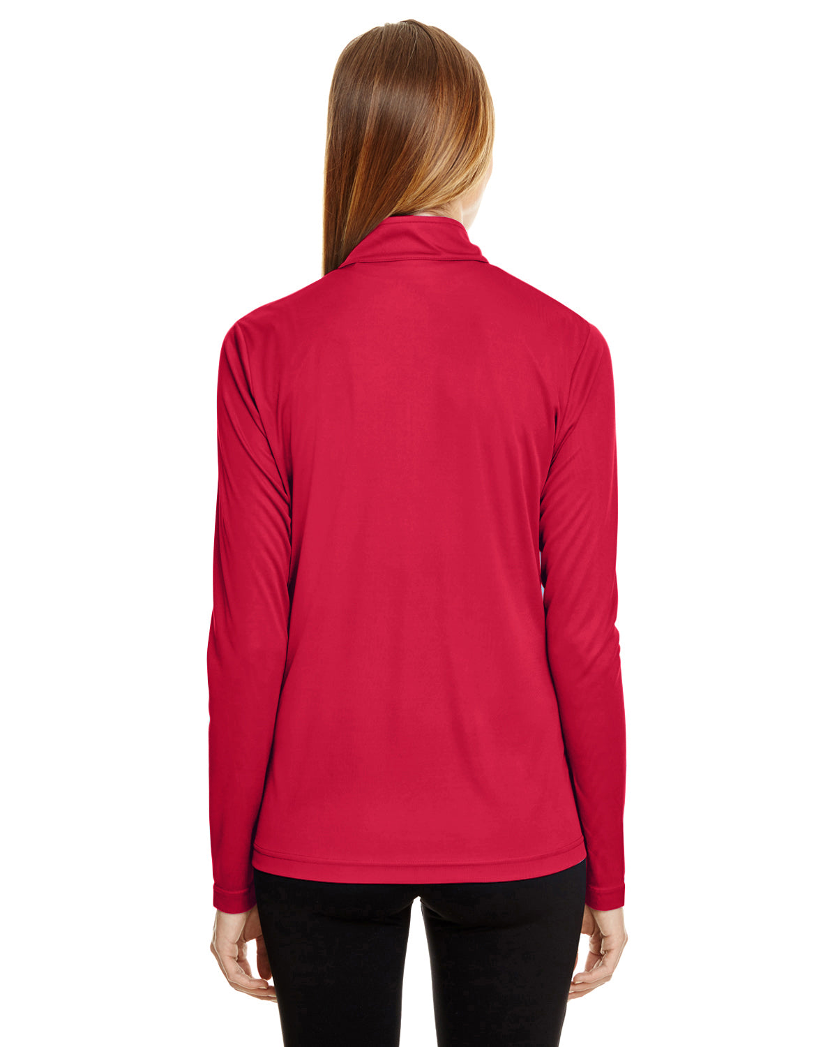Women's Zone Performance Quarter-Zip - Sport Red