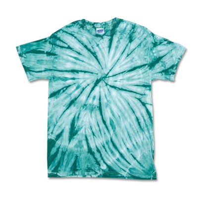 Youth Cyclone Vat-Dyed Pinwheel Short Sleeve T-Shirt - Teal
