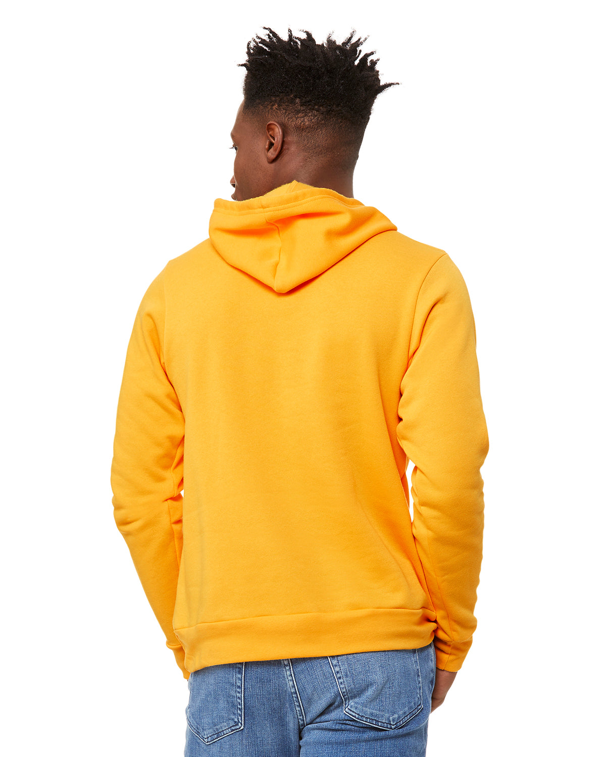 Unisex Sponge Fleece Pullover Hoodie - Gold