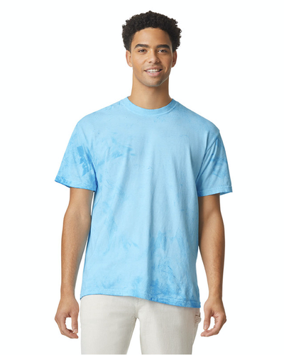 Unisex Heavyweight Color Blast T-Shirt - Fiji Blue