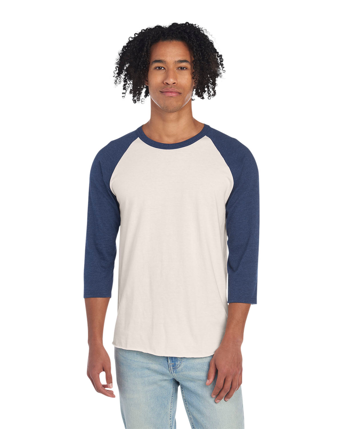 Unisex Premium Blend Raglan Baseball T-Shirt - SW CRM HT/ IN HT