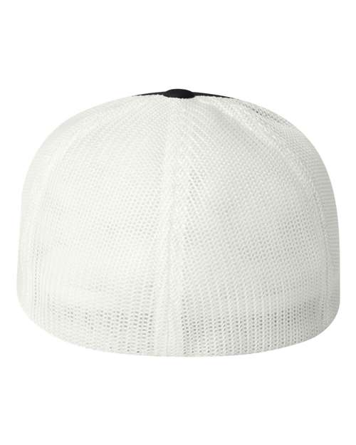 Flexfit 6511 Black/ White — back
