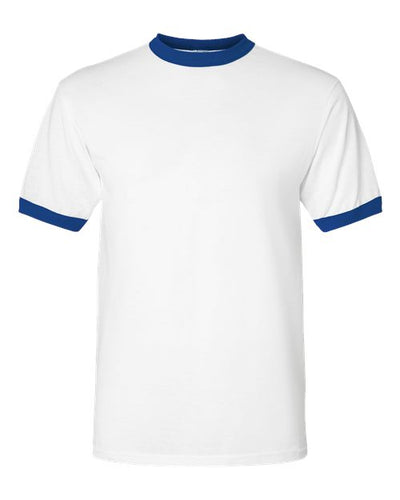 Augusta Sportswear 710 White/ Royal — front