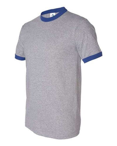 Augusta Sportswear 710 Athletic Heather/ Royal — front