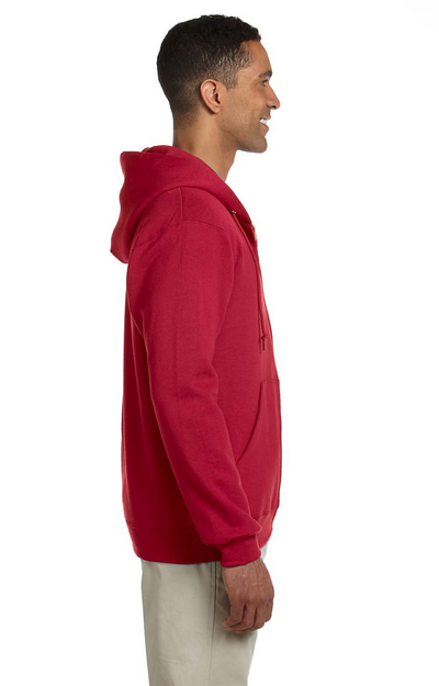 Unisex Super Sweats® NuBlend® Fleece Full-Zip Hoodie - Red