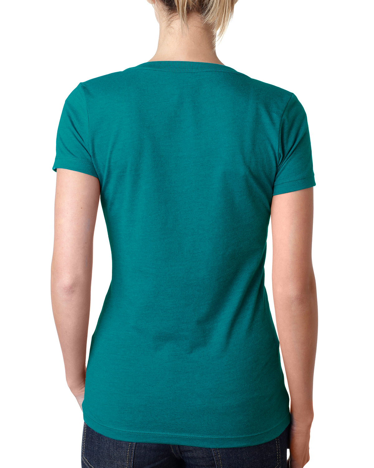 Women's CVC Deep V - Teal
