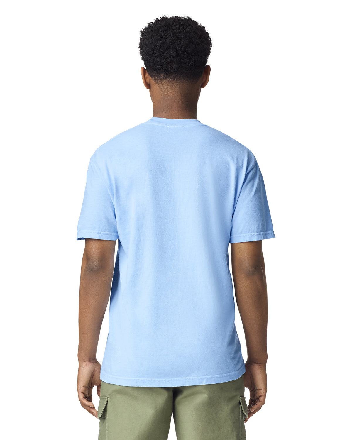 Unisex Heavyweight RS Pocket T-Shirt - Hydrangea
