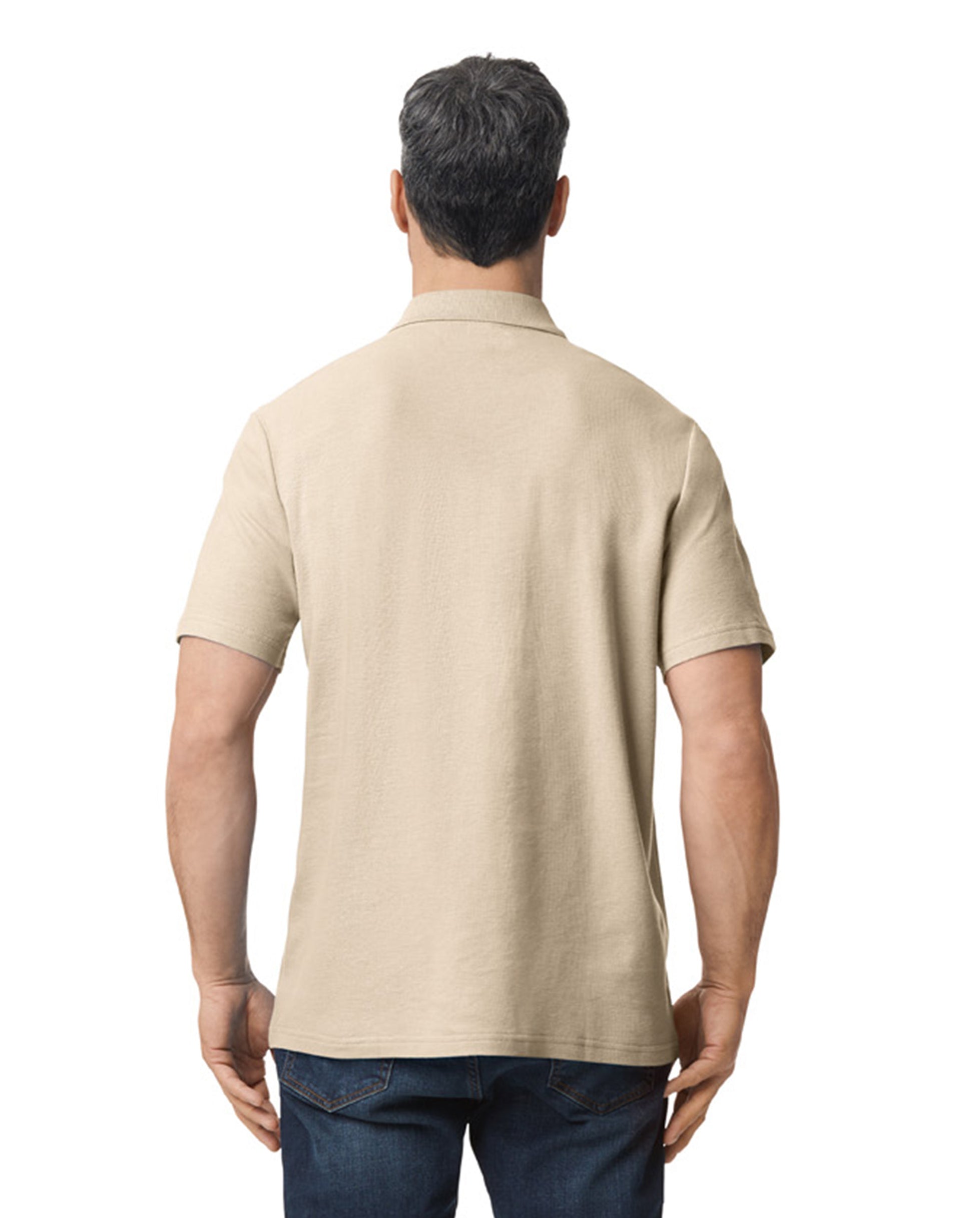 Softstyle Unisex Pique Polo - Sand