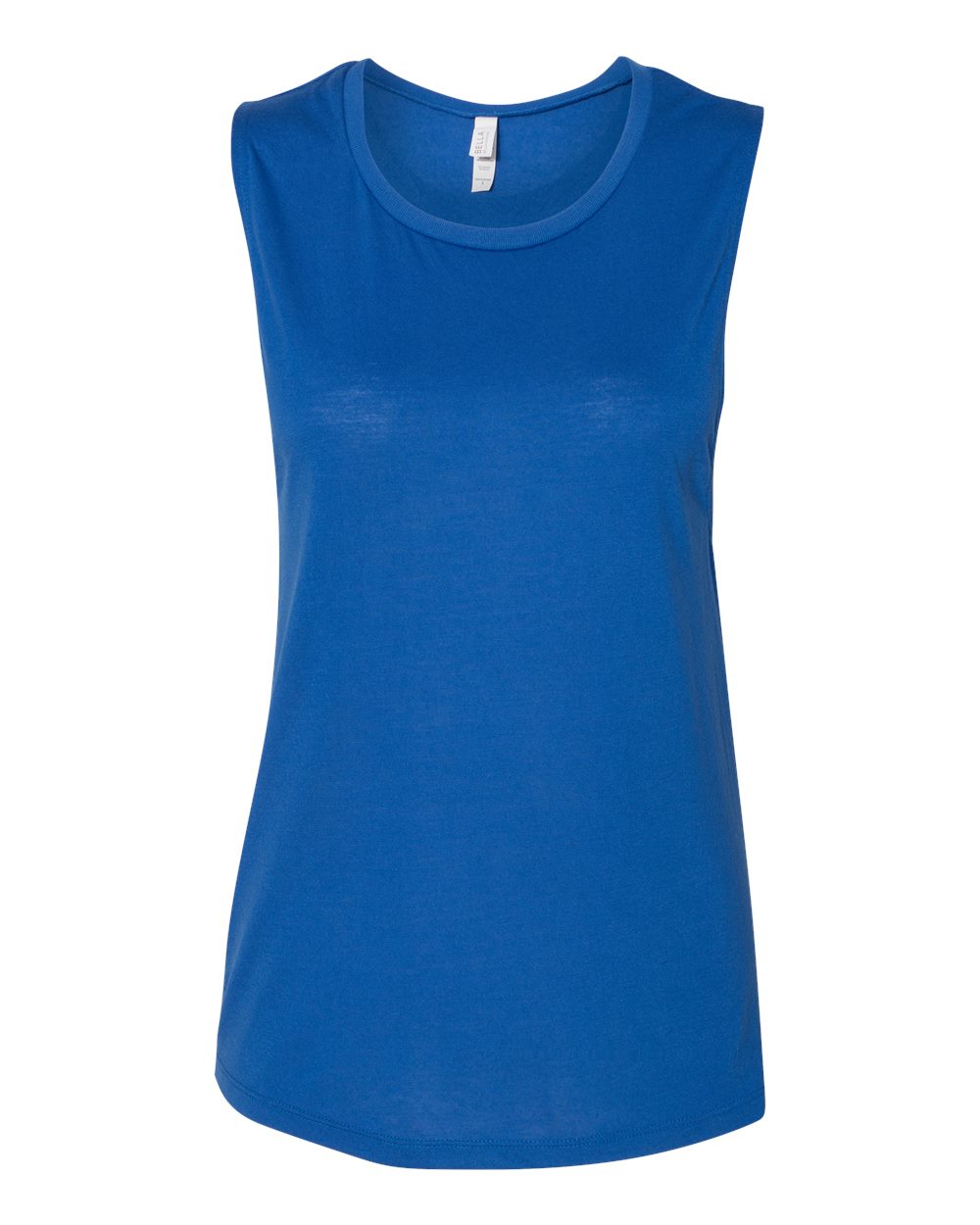Women's Flowy Scoop Muscle Tank - True Royal