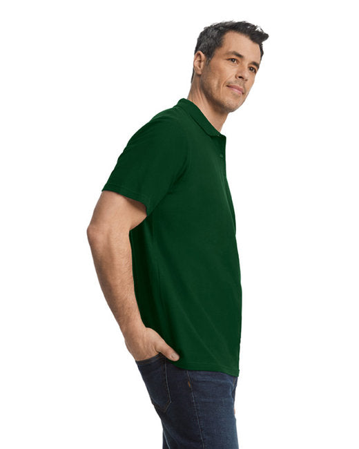 Softstyle Unisex Pique Polo - Forest Green