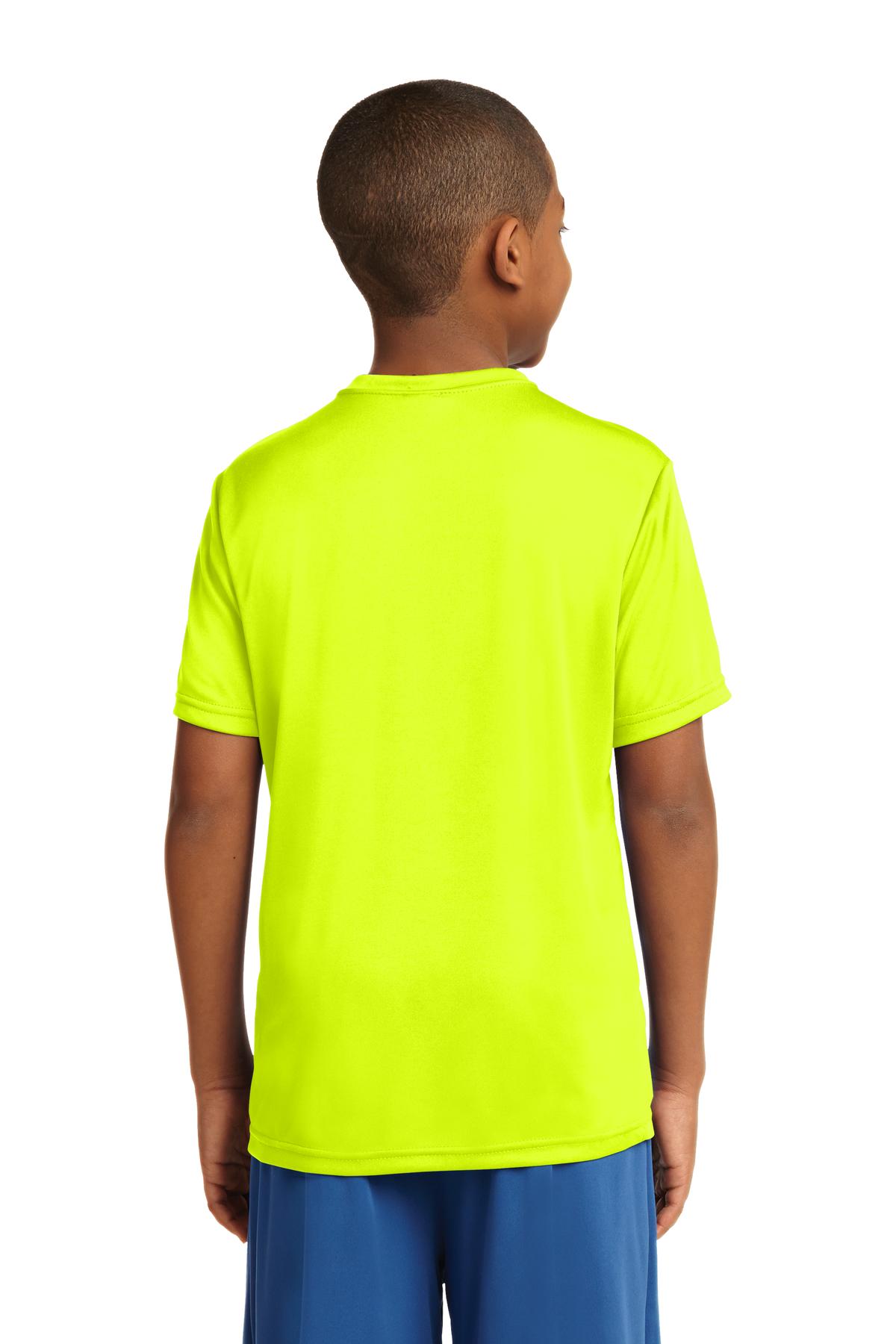 Youth PosiCharge Competitor Tee - Neon Yellow