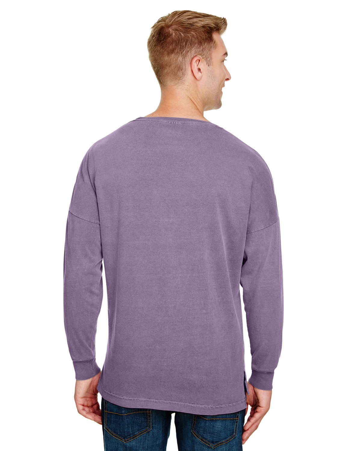 Unisex Heavyweight RS Oversized Long-Sleeve T-Shirt - Wine
