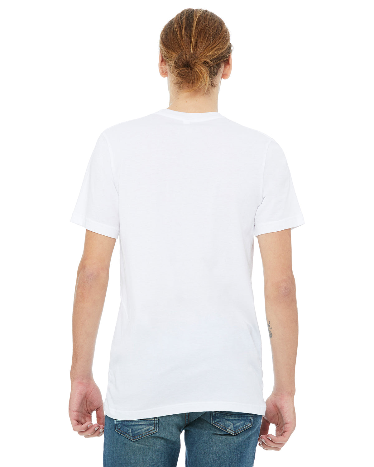 Men's Jersey Short-Sleeve Pocket T-Shirt - White / Black
