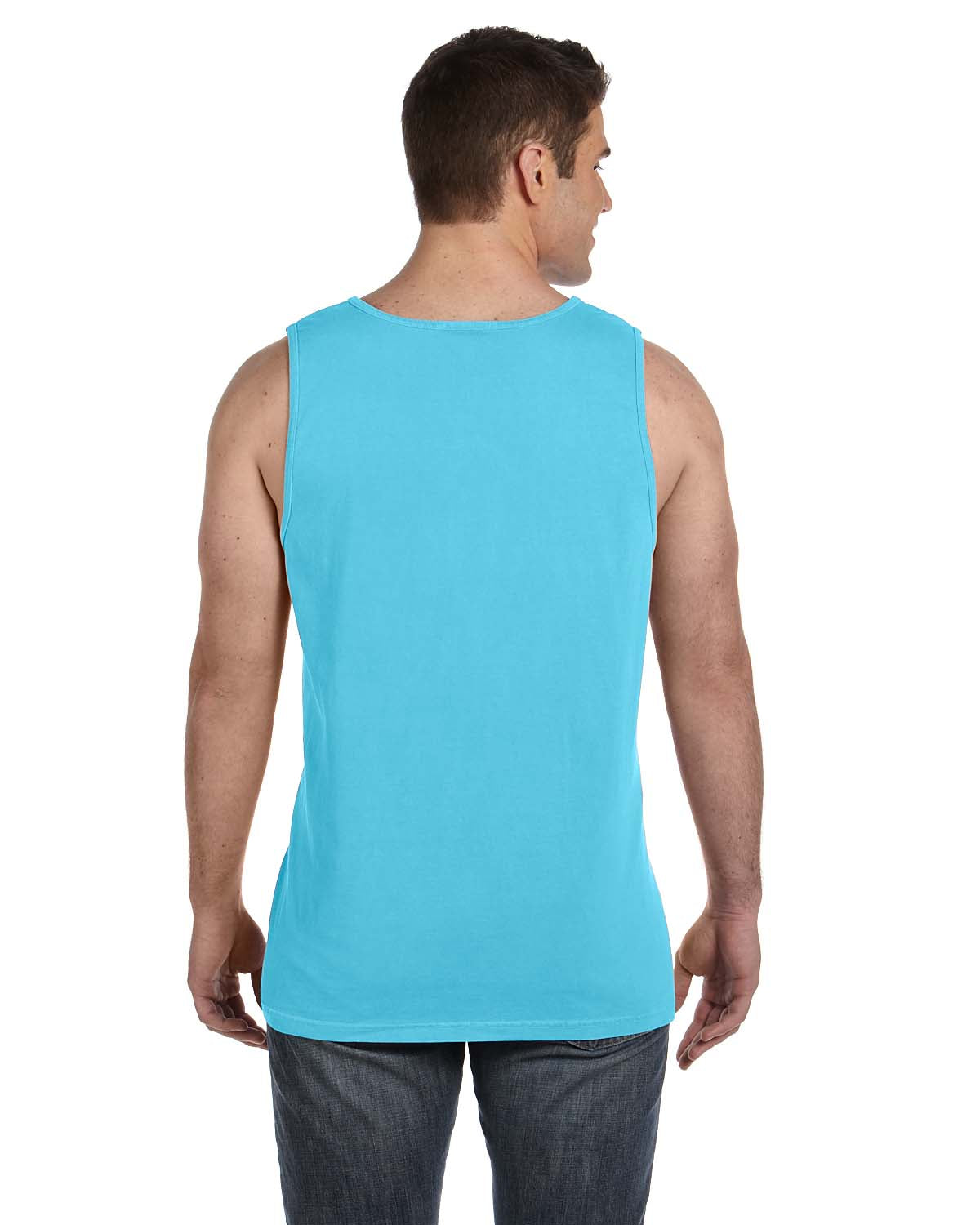 Unisex Heavyweight RS Tank - Lagoon Blue