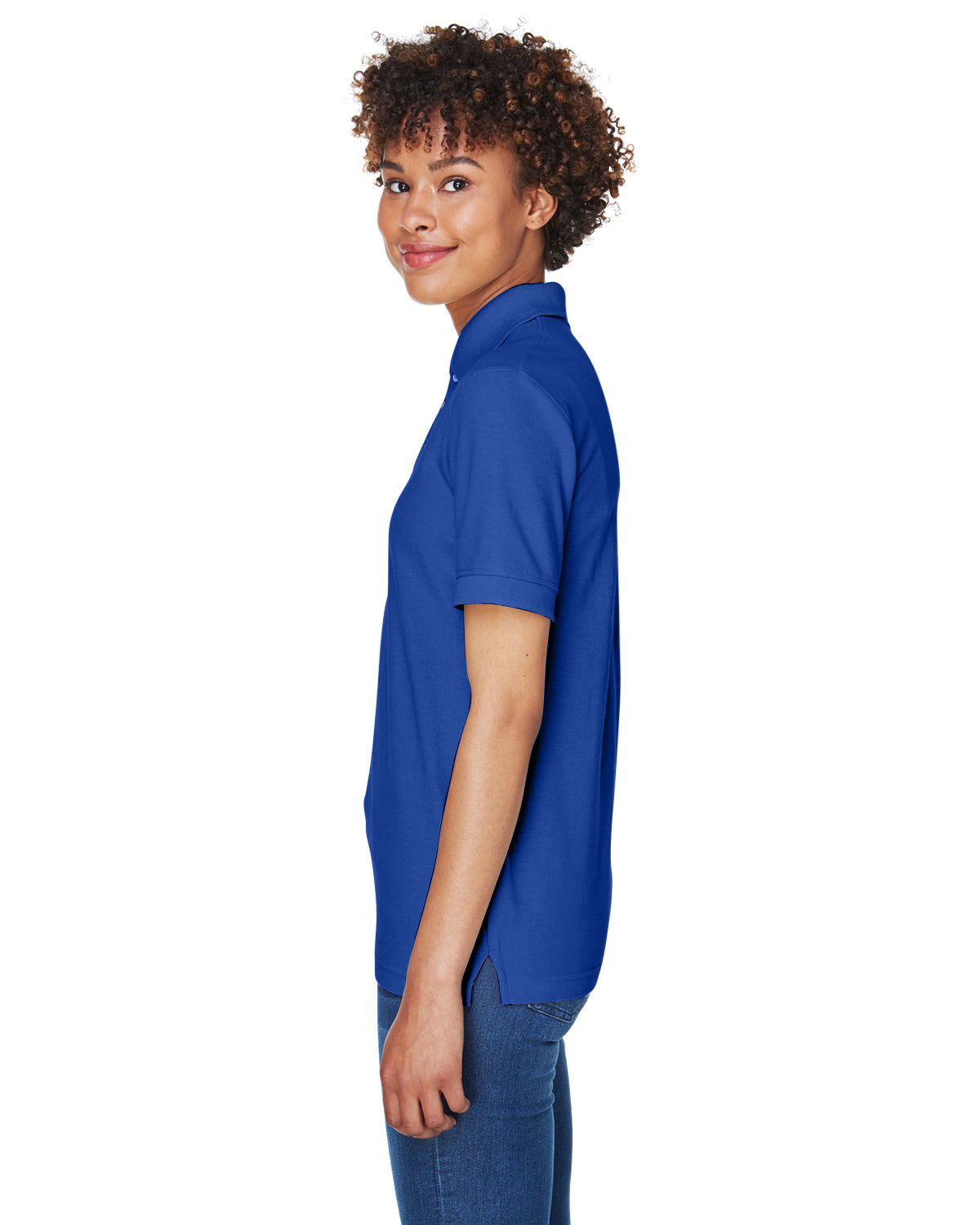 Women's Whisper Piqué Polo - Royal