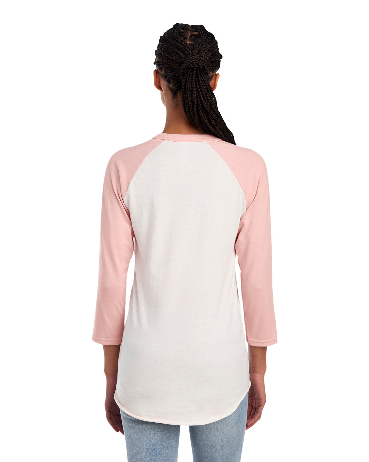 Unisex Premium Blend Raglan Baseball T-Shirt - SW CRM HT/ BL PK