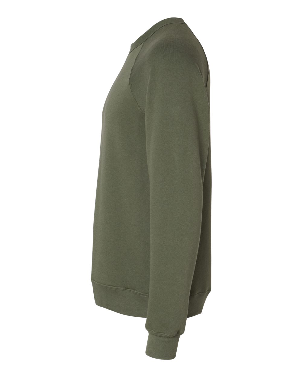 Unisex Sponge Fleece Raglan Sweatshirt - Military Green