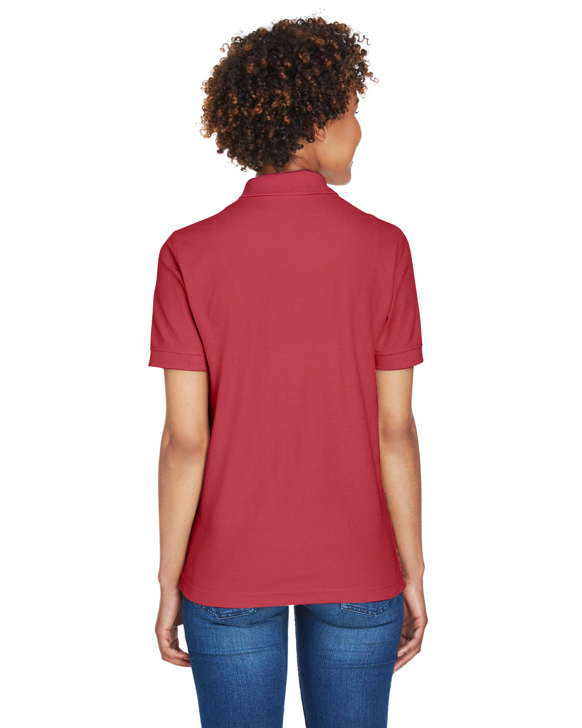 Women's Whisper Piqué Polo - Cardinal