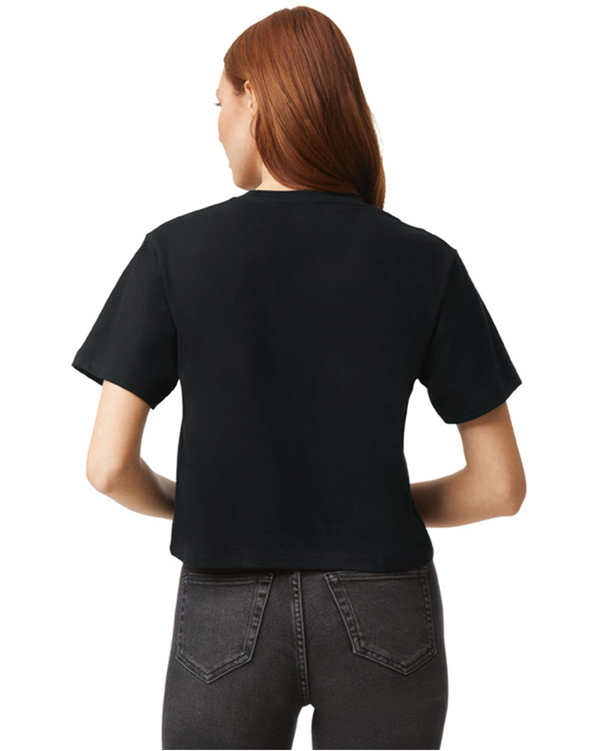 Women's Fine Jersey Boxy T-Shirt - Black