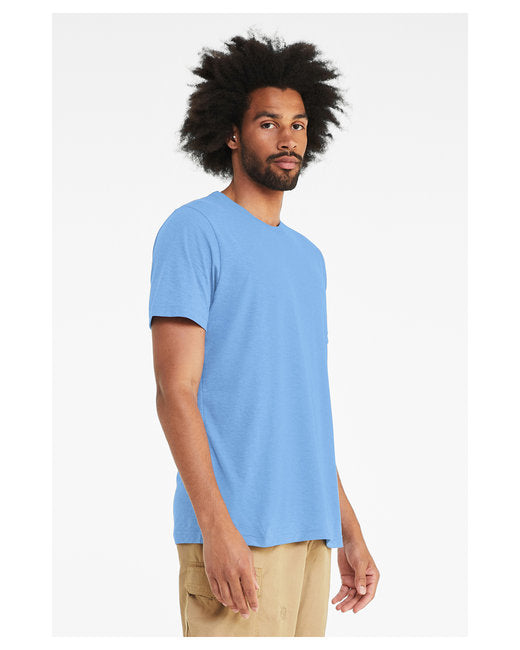 Unisex Triblend T-Shirt - Solid Carolina Blue Triblend