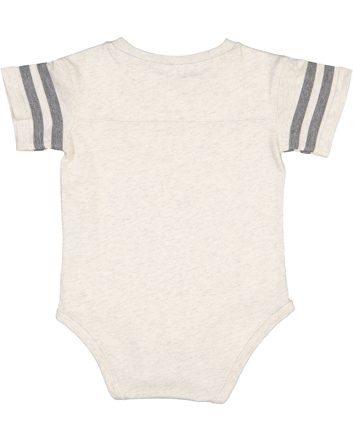 Infant Football Bodysuit - Natural Heather / Granite Heather