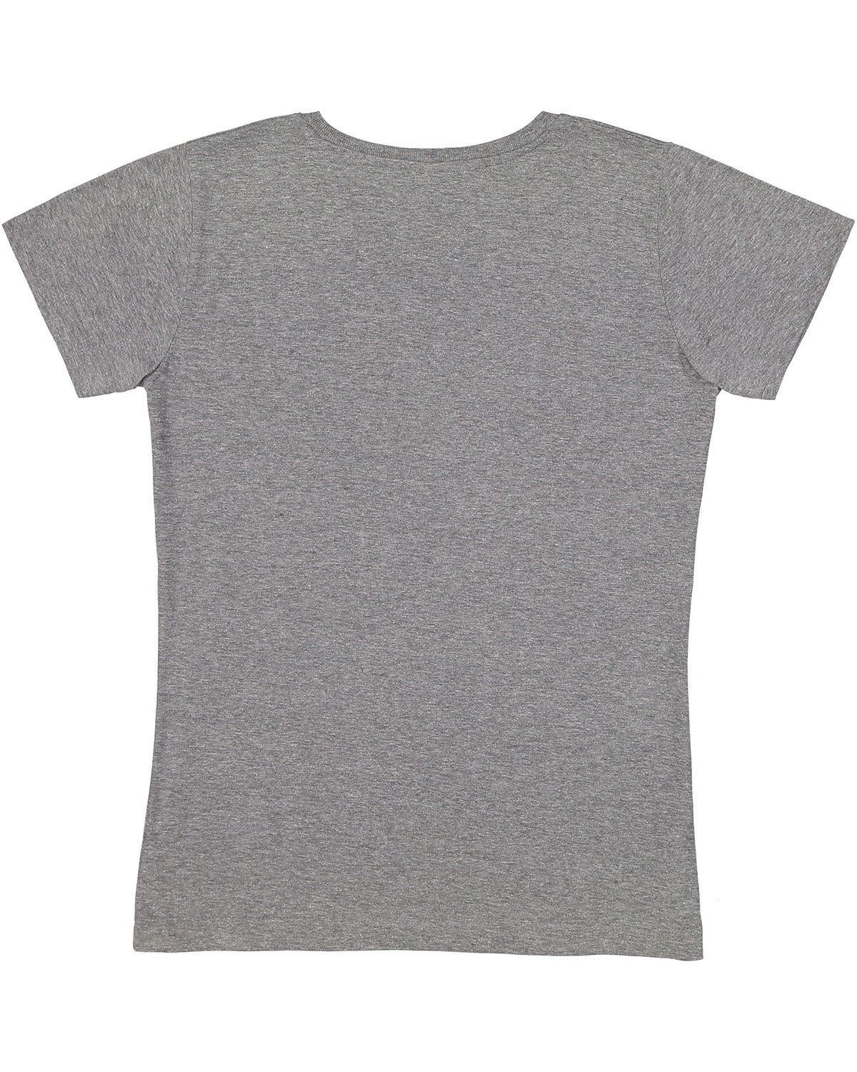 Women's V-Neck Fine Jersey T-Shirt - Granite Heather