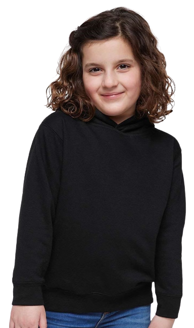 Toddler Pullover Fleece Hoodie - Black