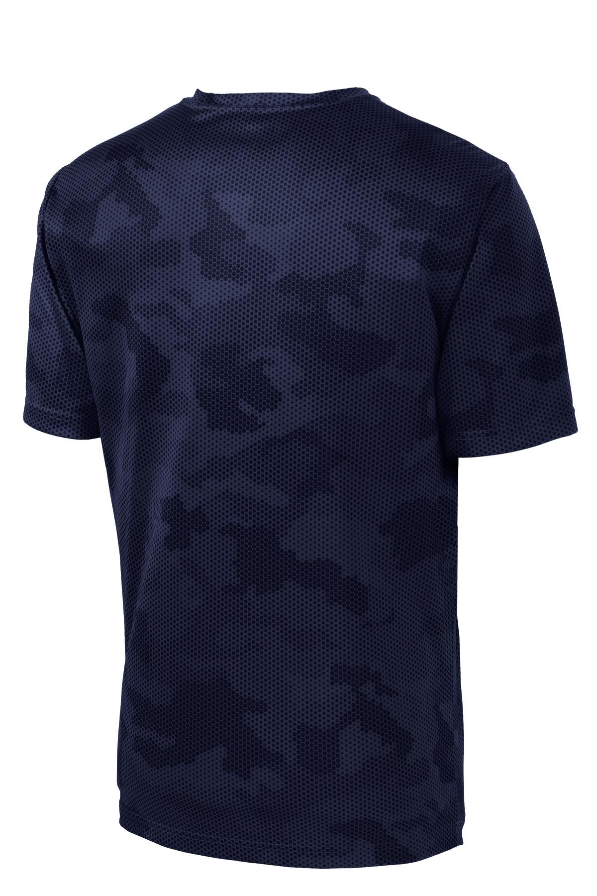 Youth CamoHex Tee - True Navy
