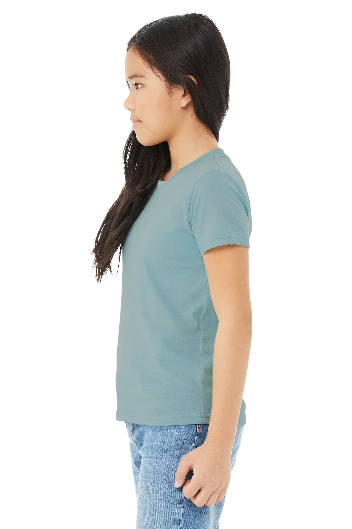 Youth Jersey T-Shirt - Heather Blue Lagoon